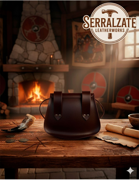 Viking horn belt bag, Gjallarhorn for...