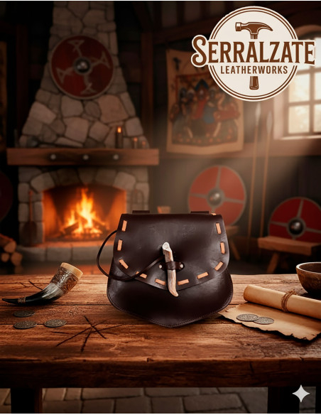 Viking horn belt bag, Gjallarhorn for...