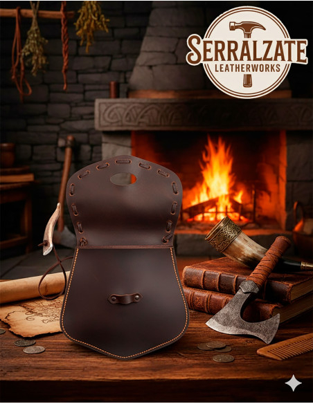 Viking horn belt bag, Gjallarhorn for...