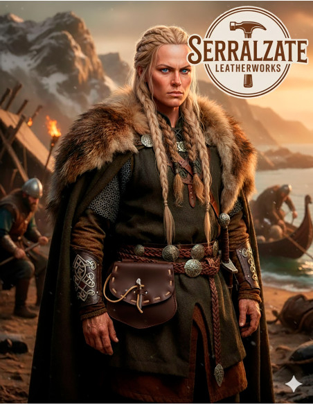 Viking horn belt bag, Gjallarhorn for...