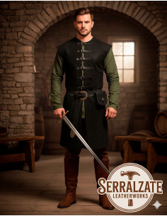 Medieval Tunic Baldomero - Black 2