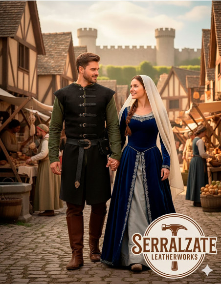 Medieval Tunic Baldomero - Black