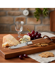 Albainox field knife model quesera and fork, 9 cm blade. 2