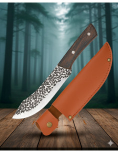 Albainox Sports Knife with Hammered Finish (30 cm.)