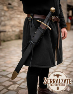 Sword Belt Holder Badulf Adjustable - Black 2
