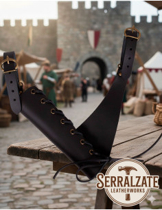 Sword Belt Holder Badulf Adjustable - Black