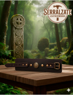 Adjustable Celtic Knot Bracelet, 1 unit. Dark Brown 2