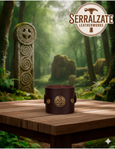 Adjustable Celtic Knot Bracelet, 1 unit. Dark Brown