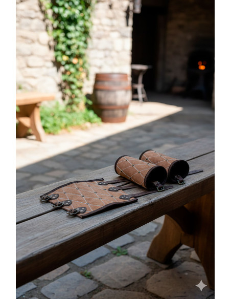 Suffolk Medieval Bracelets - Brown Suffolk Medieval Bracelets - Brown