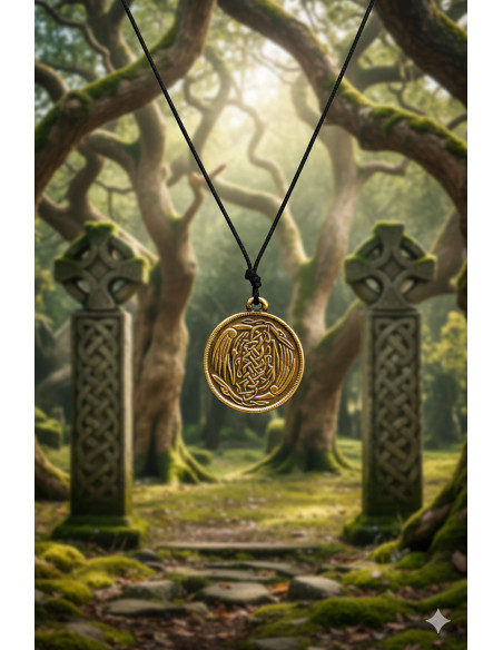 Celtic Wings Pendant - Golden