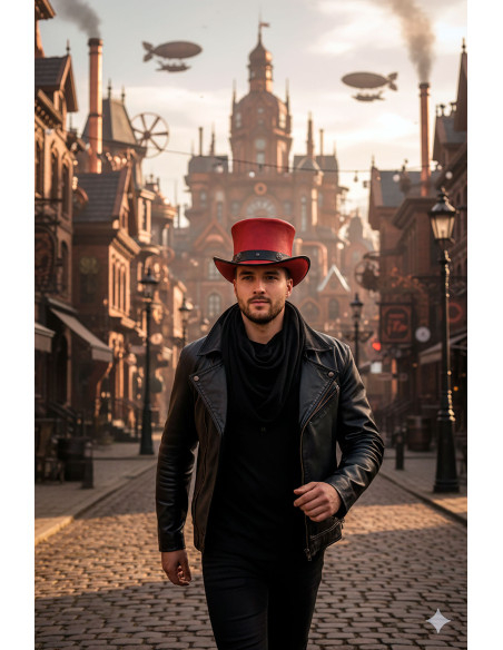 Samedi Top Hat - Red Samedi Top Hat - Red