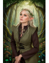 Open Elven Tunic for Women Kryo - Green