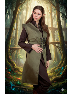 Open Elven Tunic for Women Kryo - Green 2