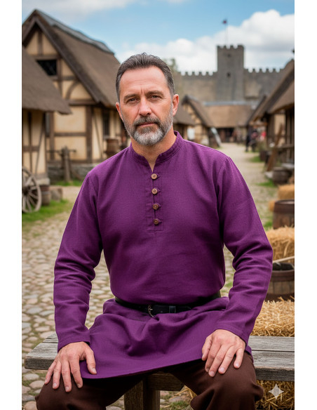 Radovan Medieval Tunic - purple