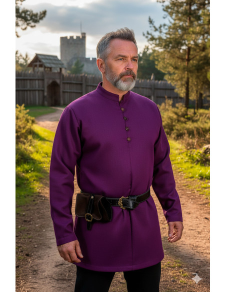 Radovan Medieval Tunic - purple