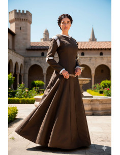 Medieval Dress Mérida - Brown 2