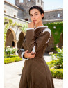 Medieval Dress Mérida - Brown