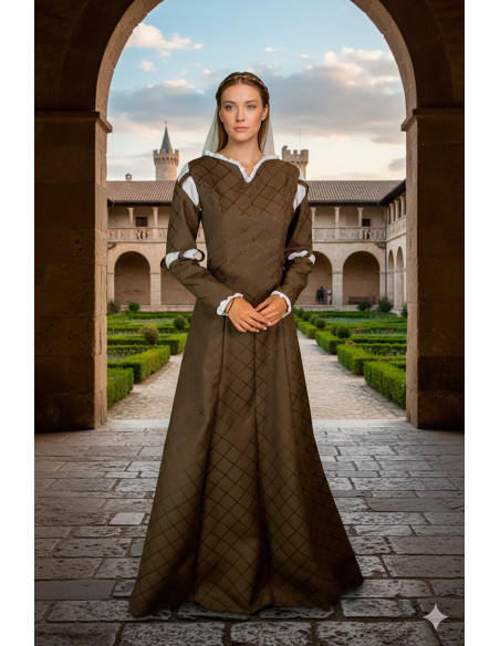 Medieval Dress Mérida - Brown Medieval Dress Mérida - Brown