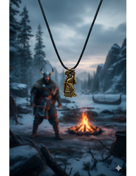 Nordic Valkyria Pendant - Gold