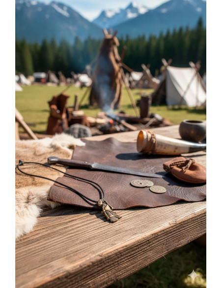 Nordic Valkyria Pendant - Gold