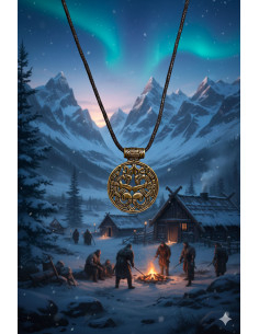Viking Pendant Edekan - Gold 2