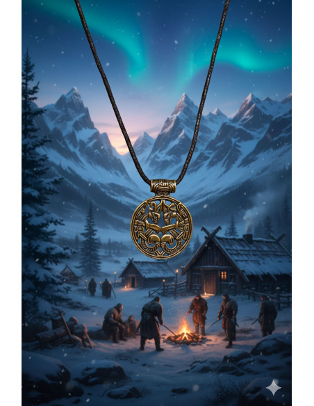 Viking Pendant Edekan - Gold
