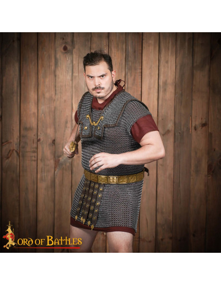 Roman Lorica in chainmail, conical... Roman Lorica in chainmail, conical...