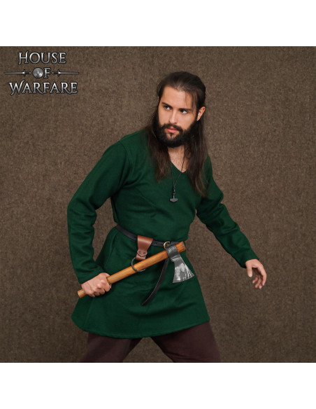 Leather Talisman with braided ring,... Leather Talisman with braided ring,...