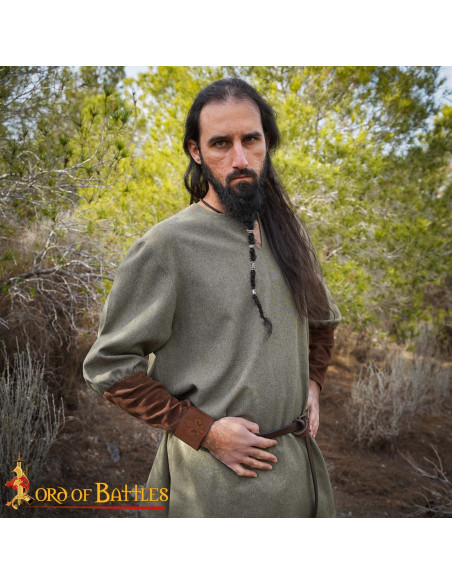 Medieval leather bracelet with relief... Medieval leather bracelet with relief...