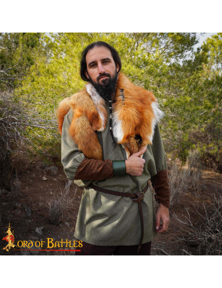 Medieval leather bracelet with Celtic... Medieval leather bracelet with Celtic...