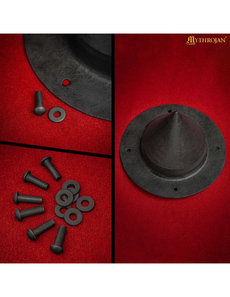 Medieval boss for Germanic shield,... Medieval boss for Germanic shield,...