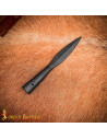 Medieval spear tip in forged steel (21 cm.)
