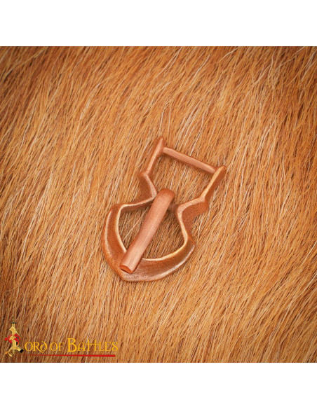 Small medieval bronze buckle for belt Small medieval bronze buckle for belt