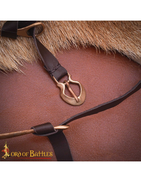 Small medieval bronze buckle for belt Small medieval bronze buckle for belt