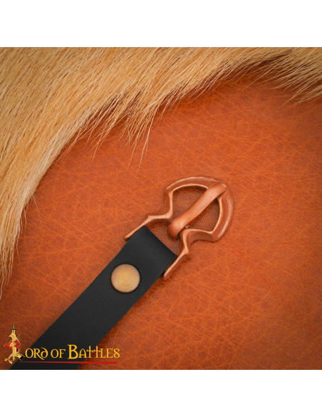 Small medieval bronze buckle for belt Small medieval bronze buckle for belt