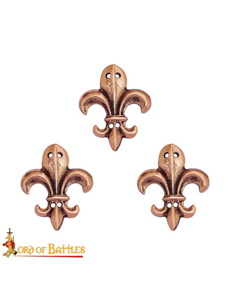 Set of 3 medieval ornaments with... Set of 3 medieval ornaments with...