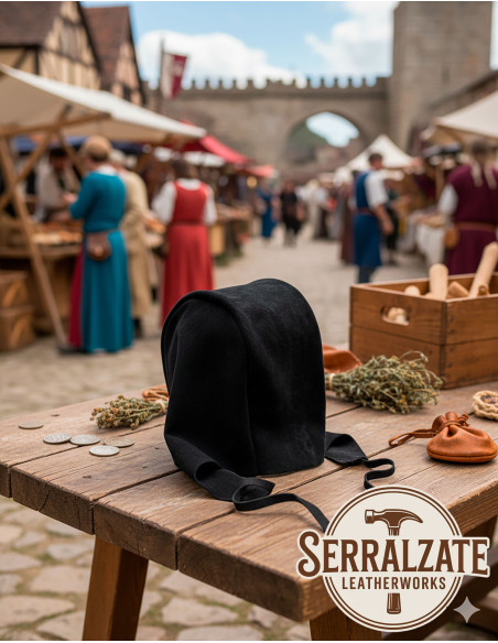 Medieval explorer cap - Black