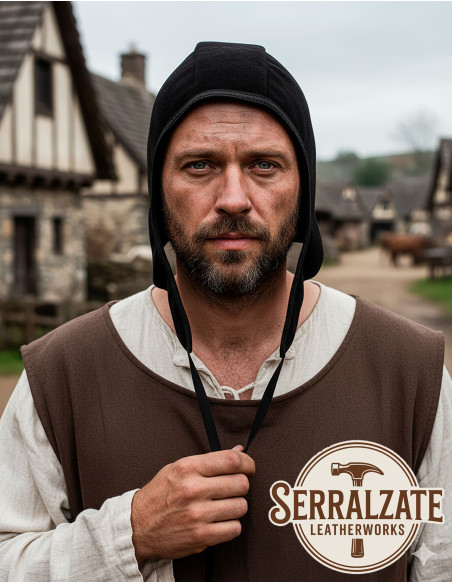 Medieval explorer cap - Black