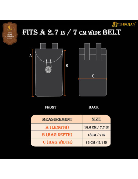 Medieval coin purse in black cotton... Medieval coin purse in black cotton...