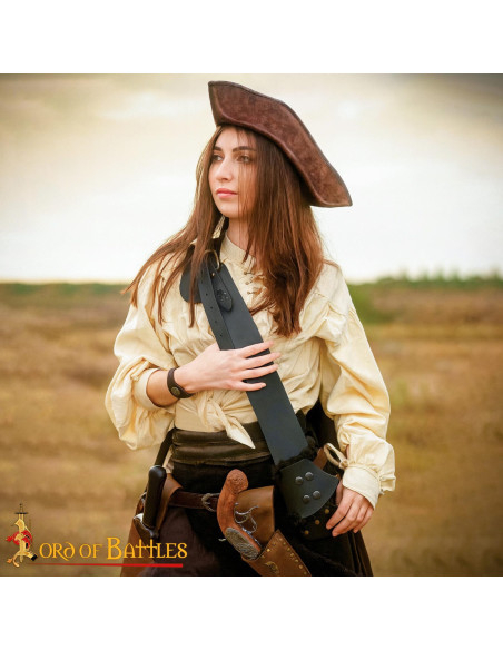 Medieval leather tahali belt for... Medieval leather tahali belt for...