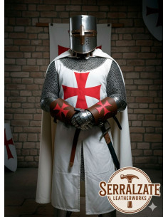 Templar leather bracelets with the Maltese Cross - Dark... 2