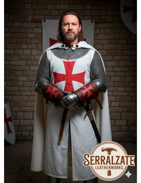 Templar leather bracelets with the... Templar leather bracelets with the...