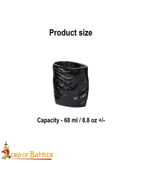 Set of 6 medieval horn glasses made... Set of 6 medieval horn glasses made...