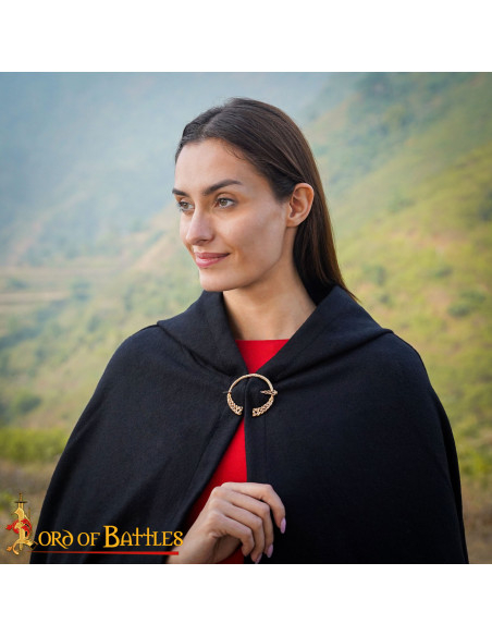 Bronze Viking Brooch with Braided... Bronze Viking Brooch with Braided...