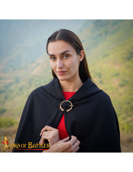 Bronze Viking Brooch with Braided... Bronze Viking Brooch with Braided...