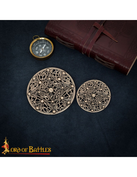 Vintage Bronze Viking Brooch in... Vintage Bronze Viking Brooch in...