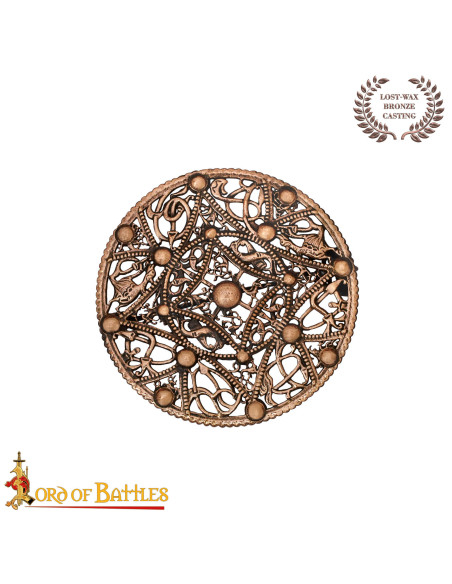 Vintage Bronze Viking Brooch in... Vintage Bronze Viking Brooch in...