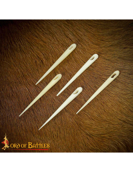 Set of 5 medieval horn bone needles... Set of 5 medieval horn bone needles...