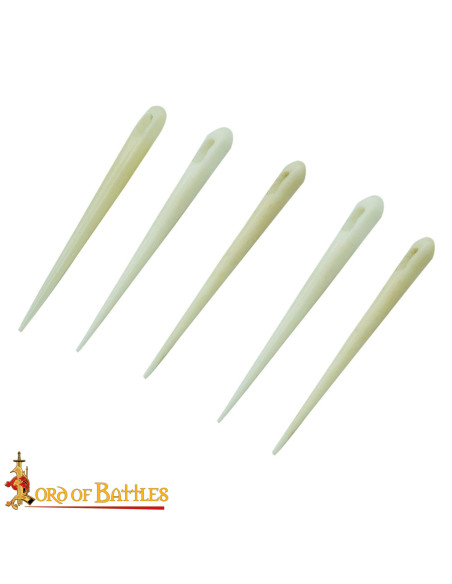 Set of 5 medieval horn bone needles... Set of 5 medieval horn bone needles...