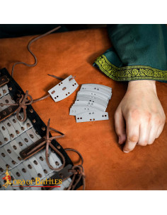 Pack of 100 stainless steel plates for lamellar armor 2